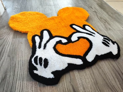 £42.99 • Buy Mickey Mouse Disney Tufted Rug | Customized Tufting Rug | Dragon Ball Carpet |
