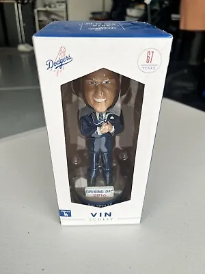 *DAMAGED* Vin Scully 2016 Opening Day Retirement Bobblehead Los Angeles Dodgers • $19.88