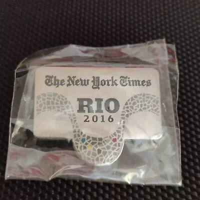 Rio 2016 Olympic Games New York Times USA Press Media Pin • $29.99