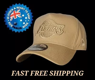 La Lakers Nba 9forty A Frame Beige On Beige Snapback Cap Hat La Ny Nfl Mlb  • $35