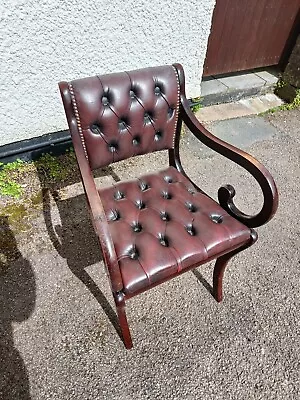 Chesterfield Desk Captains / Directors / Library / Reading Chair Leather • £39
