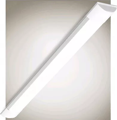 LED Batten Tube Light Fluorescent Strip Lights Garage Workshop Fitting Daylight • £8.99