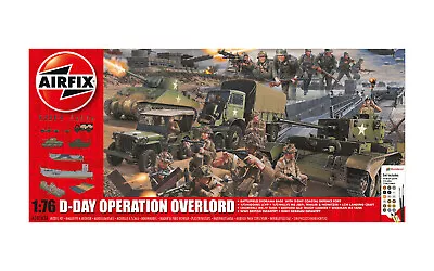 Airfix A50162A D-Day Operation Overlord Set Plastic Model Kit 1:76 Scale Boxed • £69.99