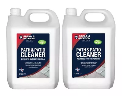 £22.99 • Buy Patio Cleaner Concentrate 2x5L Spear And Jackson Fencing Driveway Decking Paving