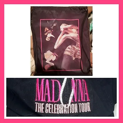 Madonna Celebration Tour Vip Promo Backpack Girl Erotica 12 7 Lot Vogue New Bag • $50