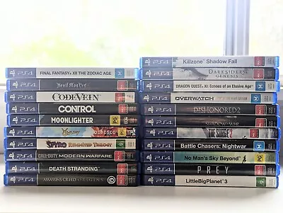 PS4 Games - Select From Drop Down Box - Free Postage - Rare • $15.99