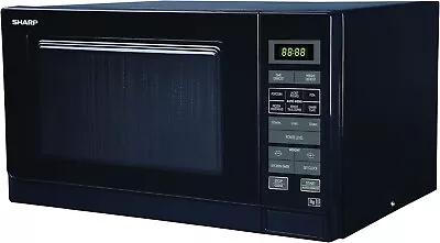 Sharp R372KM Solo Touch Control Microwave 25 Litre Capacity 900W Black • £31