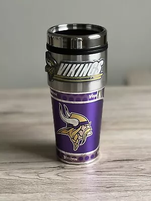 Minnesota Vikings 16oz Cup Stainless Steel NFL Tumbler Insulated • $10.99