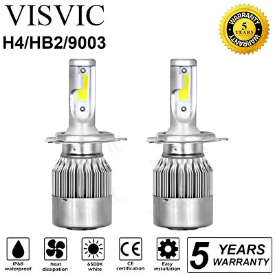 $15.99 • Buy H4 LED Headlight Bulb For Yamaha VMX1200 VMX1700 V Star 650 950 1100 1300 Custom