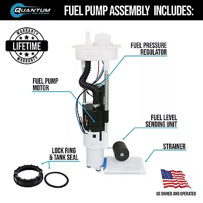 QFS Fuel Pump Module Assembly +Tank Seal 2011-13 Polaris RZR XP / XP 900 2521202 • $179.98