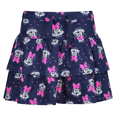 £4.99 • Buy Girls Skirt Disney Minnie Mouse Skater Style Skirts Ex Uk Store 3-10 Years New