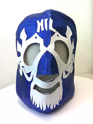 Pro Wrestling Mask Masked Noble Mil Mascaras Match Mask Blue • $150