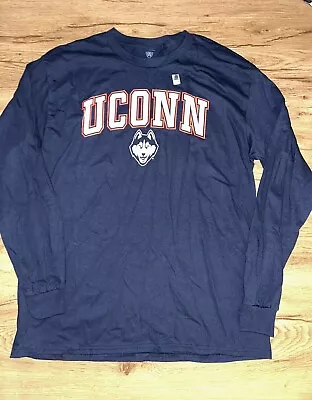 Top Of The World Mens Uconn Huskies Long Sleeve Shirt Size Large Nwot • $25.99