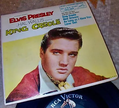 *45 Ep ELVIS PRESLEY King Creole RCA *Orig 7  NEW ORLEANS Lover Doll W PIC COVER • $9.99