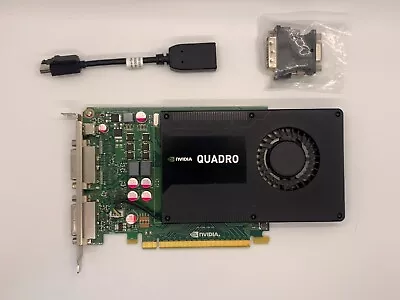 PNY VCQK2000D-PB VCQK2000D-T NVIDIA Quadro K2000D 2GB PCI-E 2.0 X16 VIDEO CARD • $44.99