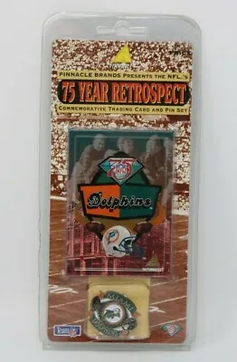 1994 Miami Dolphins 75 Year Retrospect Pin Limited Collector Pin NIP • $8.50