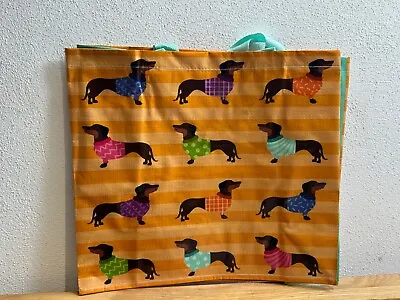 Sausage Dog / Dachshund Multicoloured Shoppers Tote Bag New • £6.60