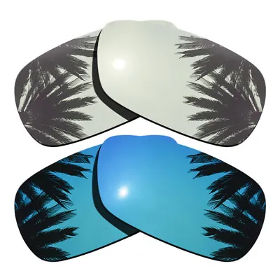 Silver Mirrored&Ice Blue Polarized Replacement Lenses For-Oakley Crosshair 2.0 • $29.69