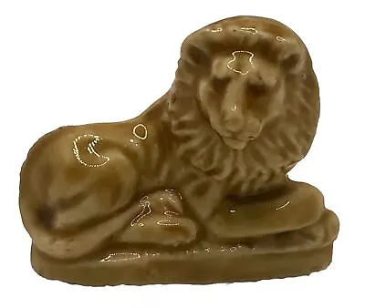 Wade Whimsies Lion Male Maned Noah's Ark England Red Rose Tea Porcelain Vtg Leo • $4.10