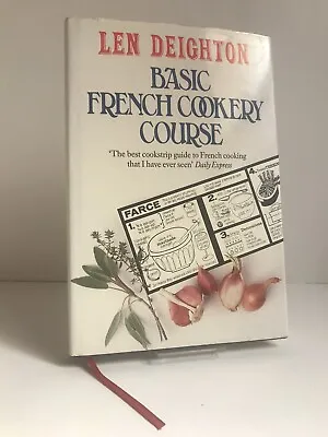 £19.99 • Buy SCARCE  Basic French Cookery Course  Len Deighton 1st Edition 1st Impr. HB + D/w