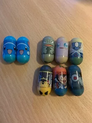 Pokémon Mighty Beanz X 8 Numbers: 6 7 X 2 11 29 32 41 57 Good Condition • £0.99