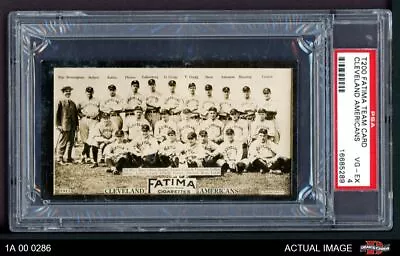 1913 T200 Fatima Teams Cleveland Americans Indians PSA 4 - VG/EX • $7660