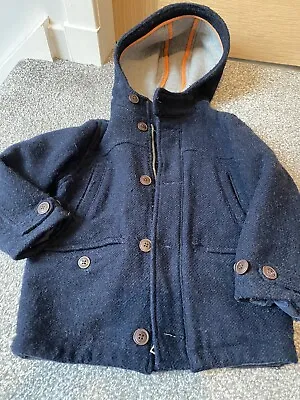 £7 • Buy Jack Spade GAP - Boys Winter Warm Wool Duffle Coat Jacket - Sz 4 Years