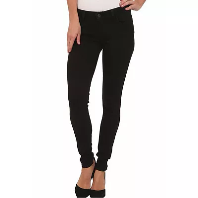 Levi Strauss Womens 535 Soft Black Super Skinny Ultra Stretch Jean Leggings Z4BK • £45.95