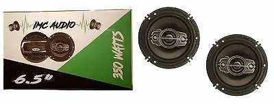 Pair Of IMC AUDIO 6.5  4-Way 350W Car Speakers 6.5 6 1/2 • $25.44