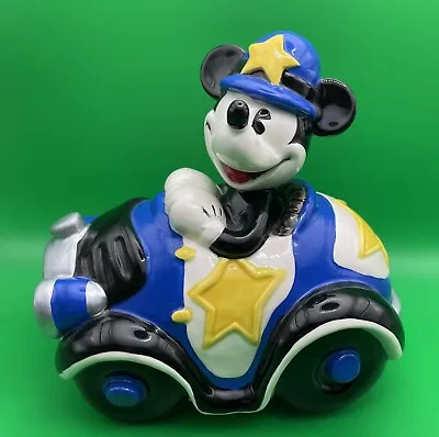 Enesco Disney Mickey Mouse Police Officer Ceramic Music Box - Not Working • $19.95