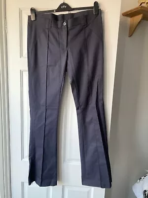 New M&S Maternity Cotton Trouser In Midnight With Stretch Size 12 Long • £14.99