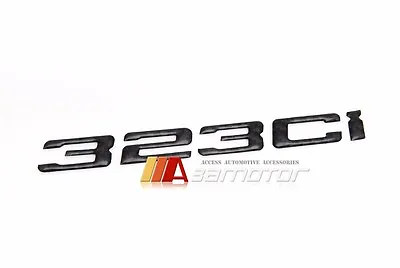 $17.99 • Buy Rear Trunk Emblem Badge Real Carbon Fiber Letter 323Ci Fits BMW E46 E92 3-Series