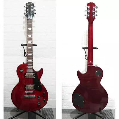 Electric Guitar Epiphone Les Paul Studio Wine Red 2003 Sound Output Confirmed • $617