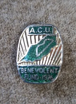 ACU Benevolent Fund 1976 Supporter IOM Enamel Biker Pin Badge Ben Fund. • £9.99