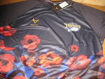 £26.99 • Buy Leeds Rhinos Rugby POPPY Shirt  XL TAGS/PACKET