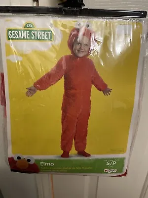 New Sesame Street Elmo Comfy Fur Costume - Small (2T) • $28.99