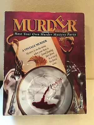 Host Your Own Murder Mystery Party: A Vintage Wine Murder A La Carte • $7.99