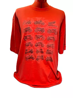 Limited Edition Honda Racing Motorbike T Shirt Mens Size XL Free Tracked Post • £21.39