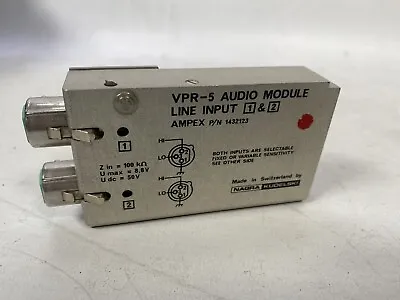 NAGRA VPR-5 Audio Module Line Input 1+2 • £399