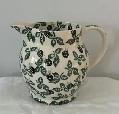 Early Emma Bridgewater Summer Fruit Blackberry 2 Pint Jug Pitcher 5.5  Discont • $85