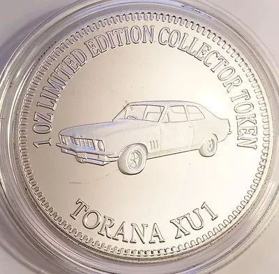$12 • Buy NEW 2016  TORANA XU1  M/Car Series 2 1 0z HSE 999 Fine Silver Coin LTD 2,500 