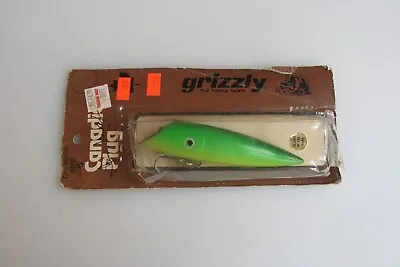 Drawer #6 Grizzly Canadian Plug Size 5 Glow In Dark Plug New In Worn Package • $19.95