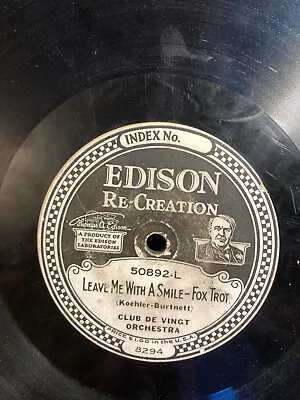 LOT Of 5 Paper Label EDISON Discs 78 Rpm Victrola Phonograph Records RARE • $25