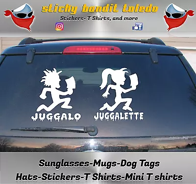$7 • Buy Juggalo Juggalette ICP Psychopathic Records Window Vinyl Decal Sticker