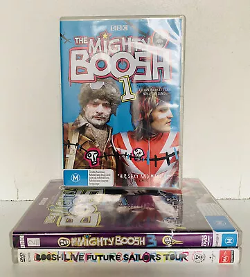 The Mighty Boosh Set Series 1 + 3 + Live Future Sailors - Region 4 DVD • $7.50