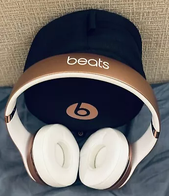 BEATS BY DR. DRE SOLO 3 WIRELESS HEADPHONES ROSE GOLD Limited Edition-NO CABLES • $199.96