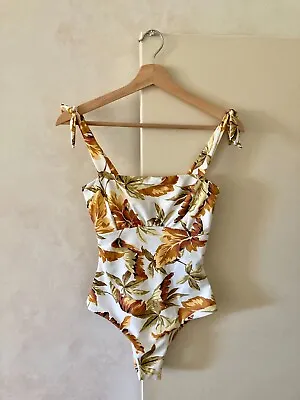 ZULU & ZEPHYR Dusk Leaf One Piece Swimsuit 8 • $95