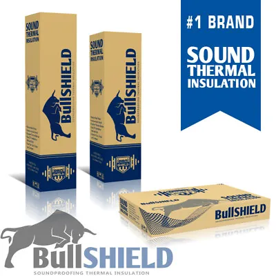 $69.90 • Buy BullSHIELD Sound Deadener Deadening Butyl Mat Car Noise Heat Proofing Insulation