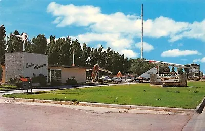 Alamagordo New Mexico~Chamber Of Commerce~Spaceport~Missiles~Planes~Googie Sign  • $7