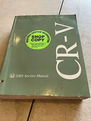 2005 Honda CR-V Factory Service Repair Manual  • $101.15